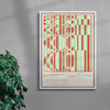 Sweet Mint contemporary wall art print by Coveposter - sold by DROOL