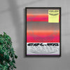 Color Bomb 2 contemporary wall art print by Jules Bigot - sold by DROOL