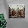 A View Into Chinatown contemporary wall art print by Francesco Aglieri Rinella - sold by DROOL