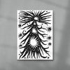 FOSSIL-COMET contemporary wall art print by Célestin Krier - sold by DROOL