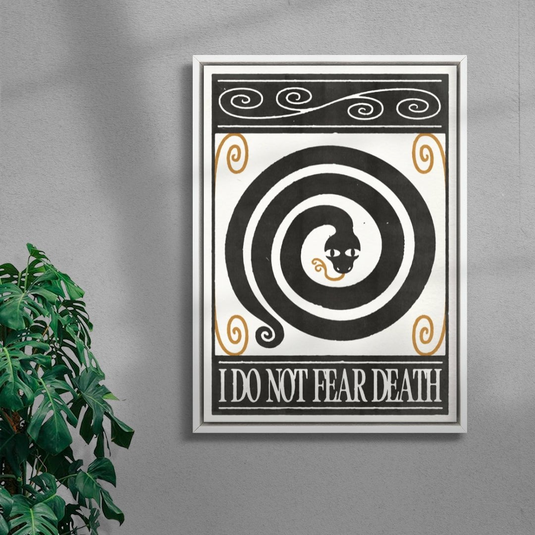 Do Not Fear contemporary wall art print by Alexander Khabbazi - sold by DROOL