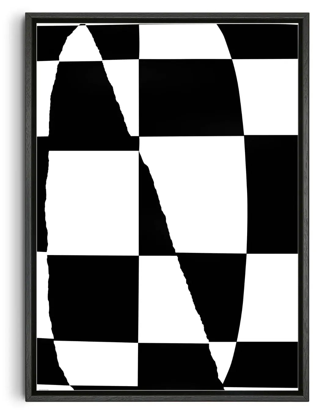 Noir contemporary wall art print by Sara Cristina Moser - sold by DROOL