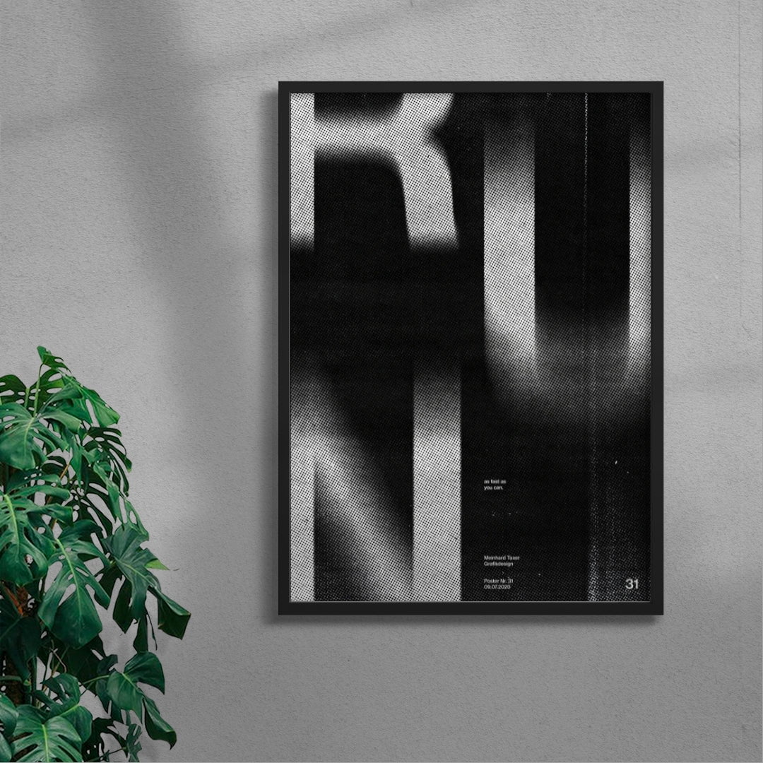 Run contemporary wall art print by Meindl Taxer - sold by DROOL