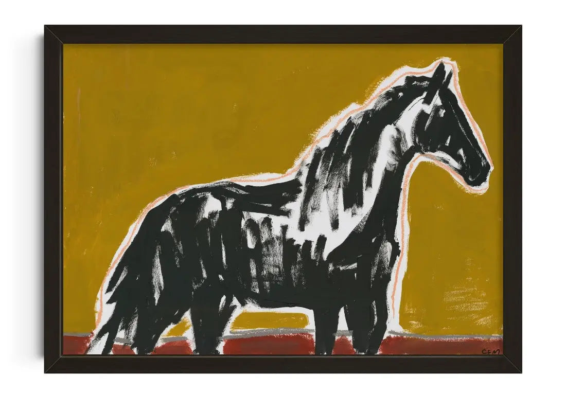 Expecting contemporary art print by Caitlin Flood-Molyneux - sold by DROOL