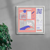 Light Work contemporary wall art print by Vladimir Hadzic - sold by DROOL