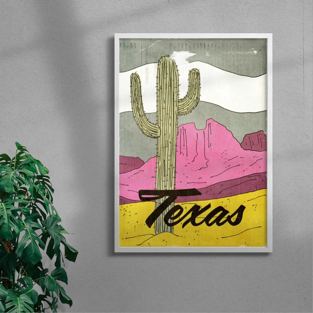 Retro Texas Desert