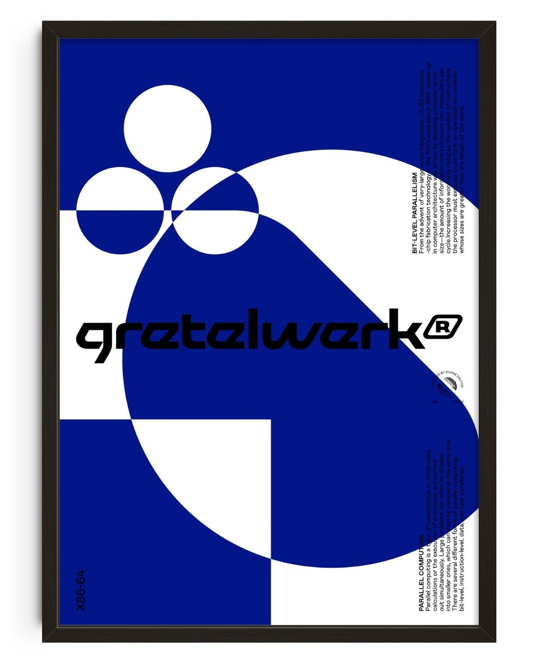 GretelWerk® contemporary wall art print by Duane Dalton - sold by DROOL