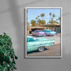 Palm Springs Paradise contemporary wall art print by Deston Isas - sold by DROOL
