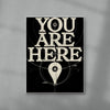 You Are Here contemporary wall art print by Pavel Ripley - sold by DROOL