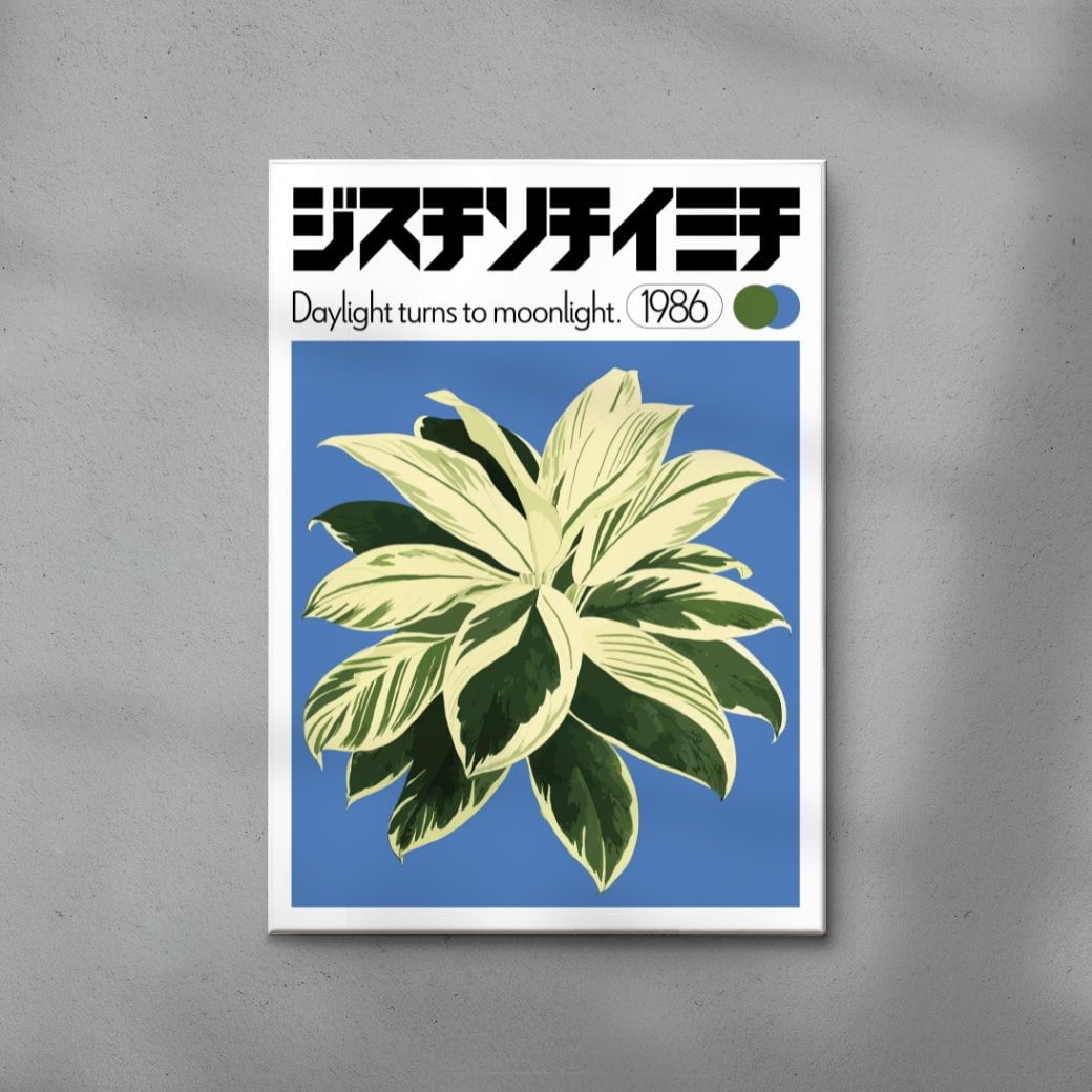 Dracaena contemporary wall art print by George Kempster - sold by DROOL