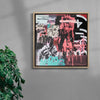 Here and Now contemporary wall art print by Caitlin Flood-Molyneux - sold by DROOL