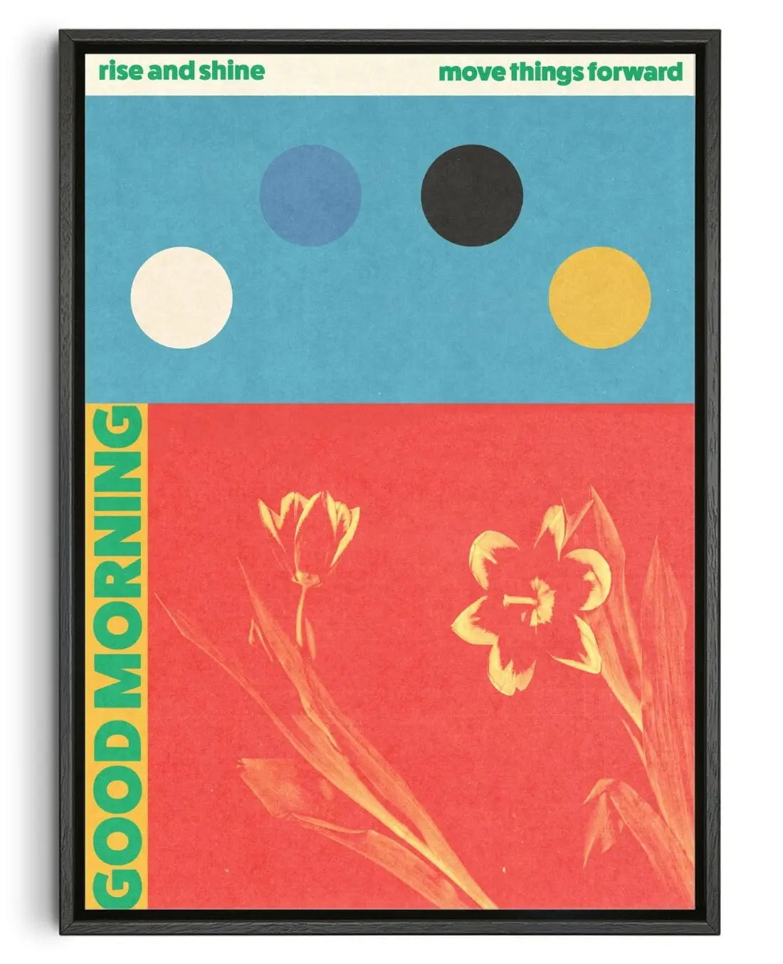 Rise and Shine contemporary wall art print by Imo Sinclair - sold by DROOL