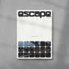Escape contemporary wall art print by Ricky Mocky - sold by DROOL