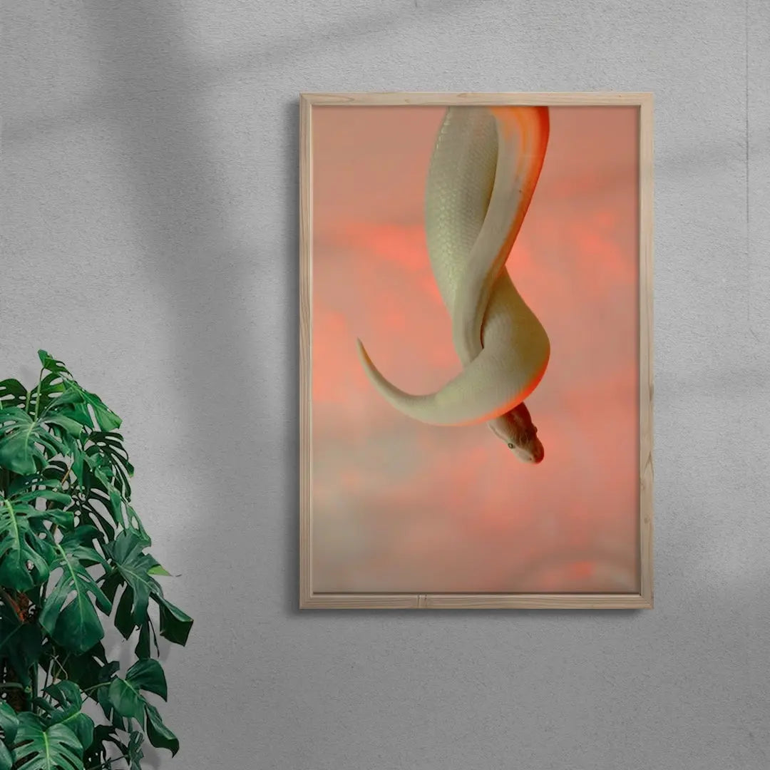 Venom Wrap contemporary wall art print by Cydney Holm - sold by DROOL