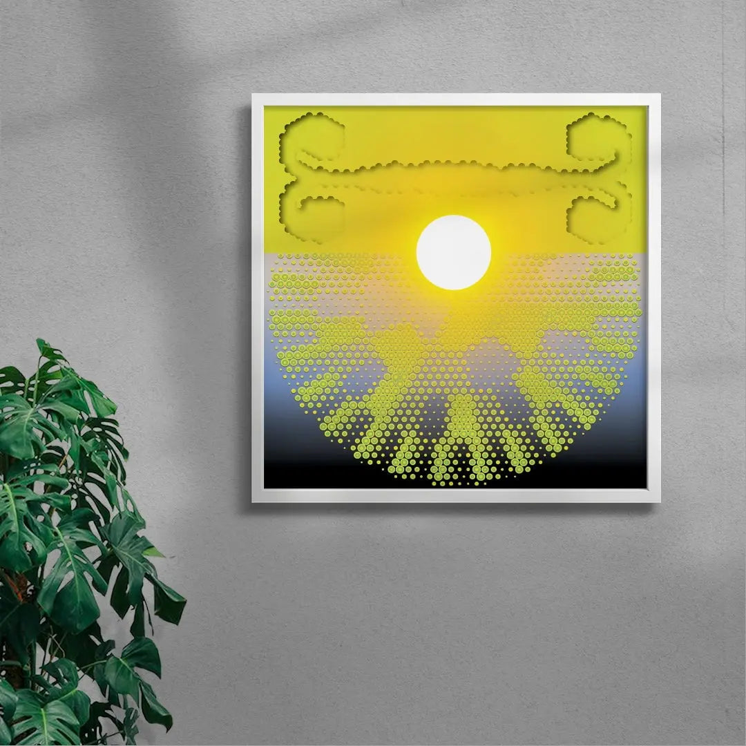 Sacral contemporary wall art print by Klara Troost - sold by DROOL