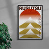 Rusutsu contemporary wall art print by John Schulisch - sold by DROOL