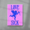 Lovesick contemporary wall art print by Utsav Verma - sold by DROOL