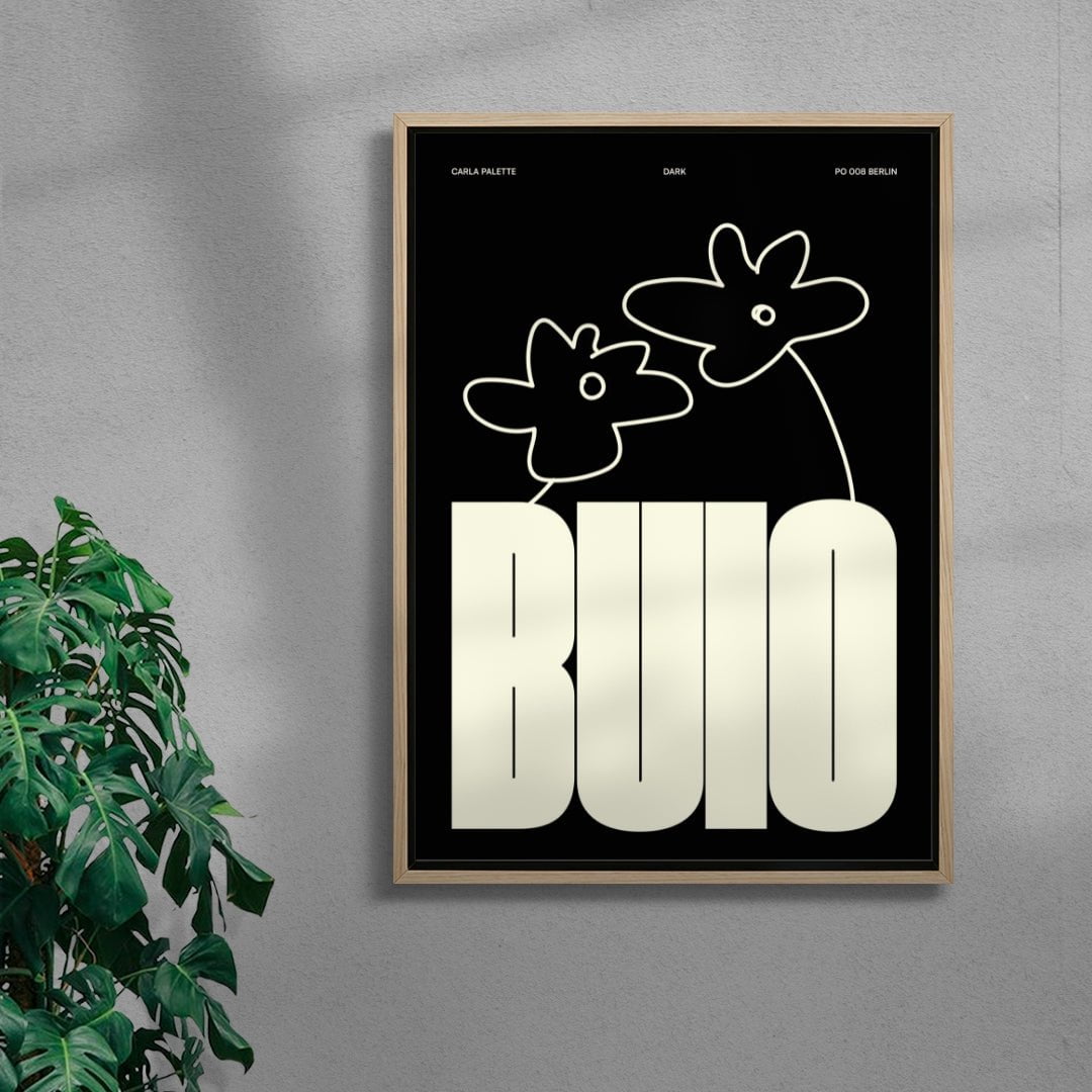 BUIO contemporary wall art print by Carla Palette - sold by DROOL