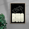 BUIO contemporary wall art print by Carla Palette - sold by DROOL