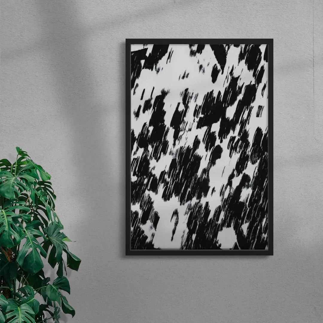 Ink Drift contemporary wall art print by Omar Belattar - sold by DROOL