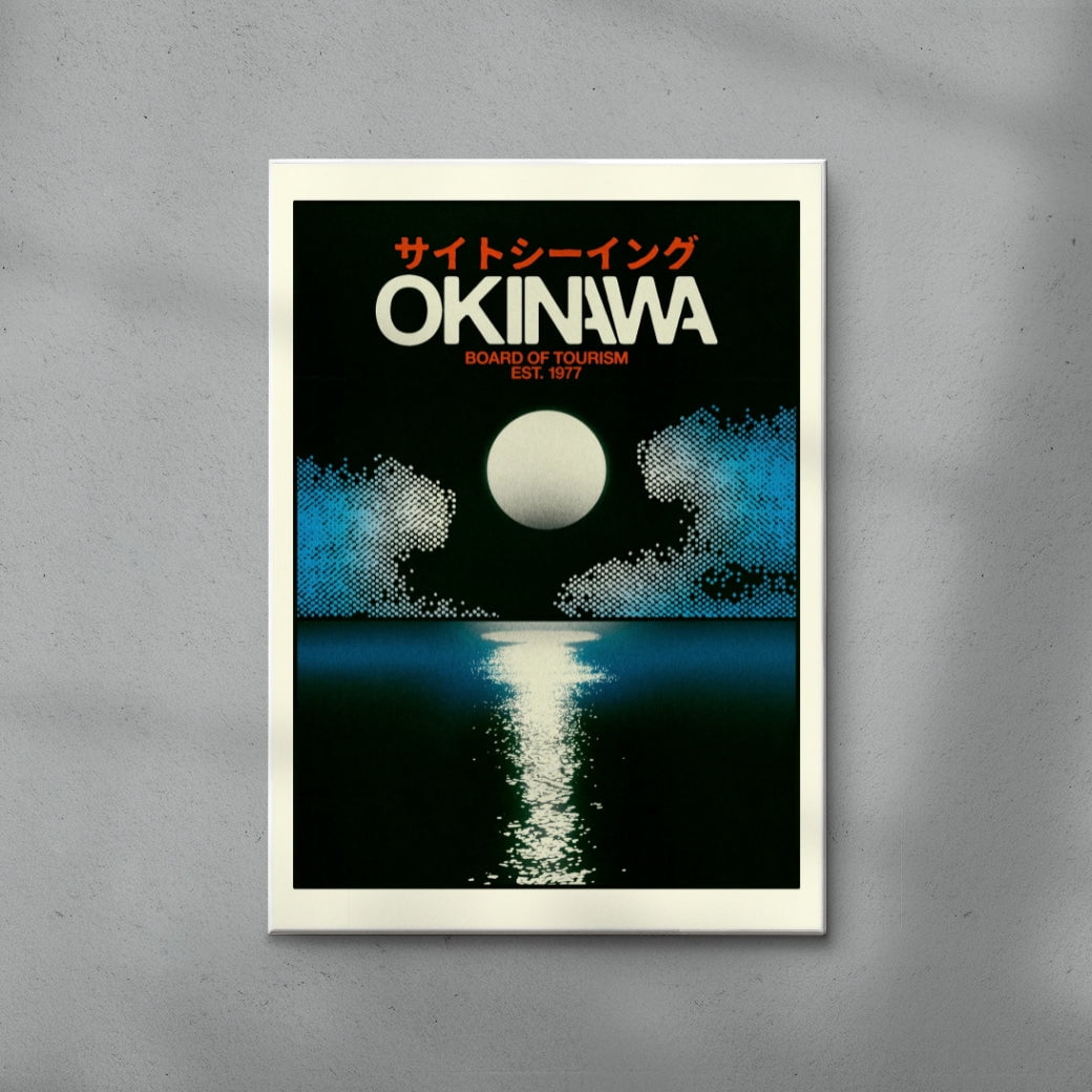 Okinawa 4 contemporary wall art print by Othman Zougam - sold by DROOL
