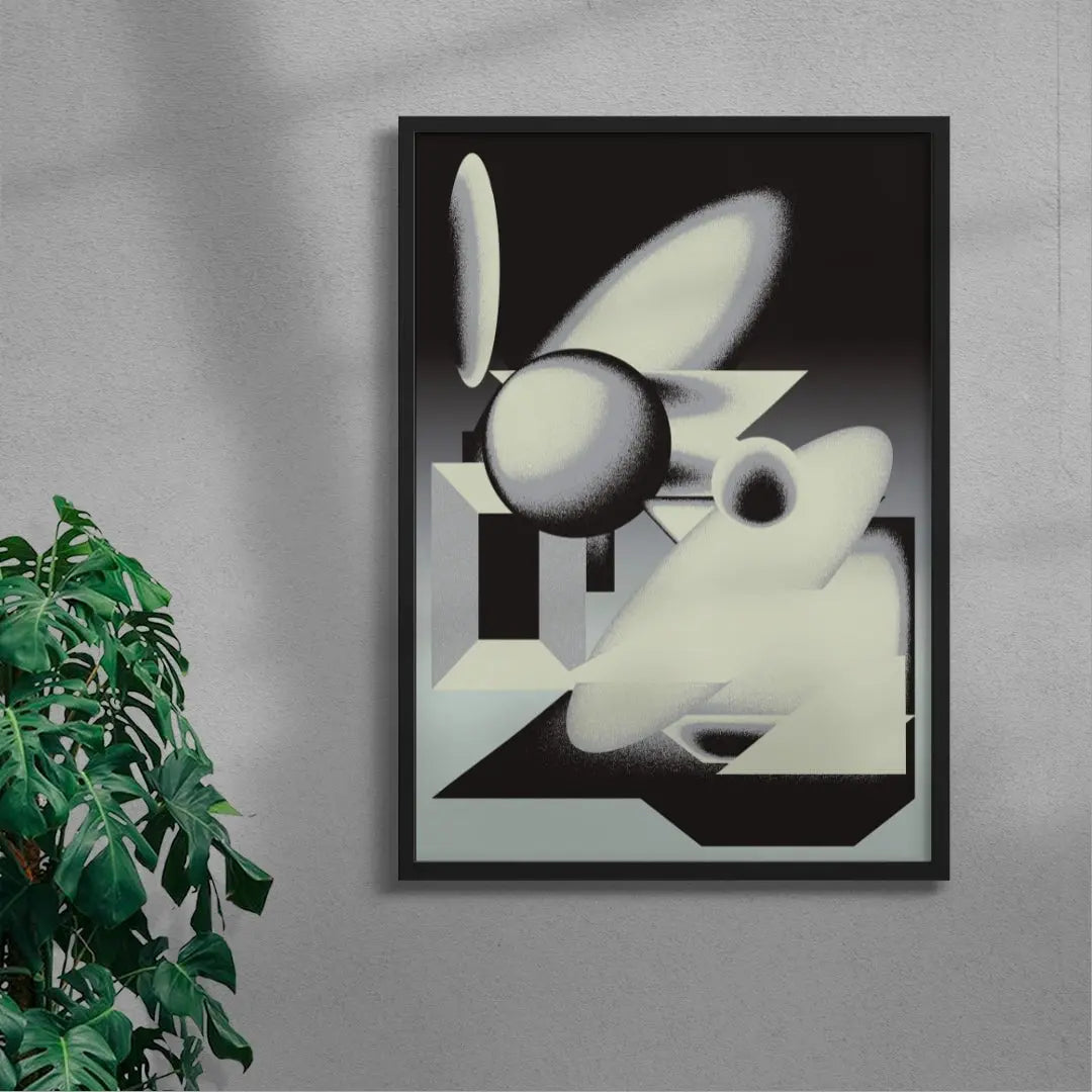 Neo Cubism contemporary wall art print by Casiel Checoni - sold by DROOL