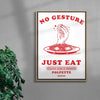 Polpette contemporary wall art print by Alessio Trudu - sold by DROOL