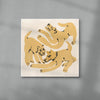Play / Fight contemporary wall art print by Kwonny - sold by DROOL