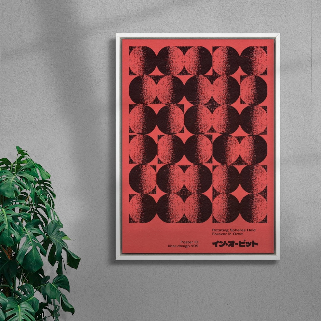 In Orbit contemporary wall art print by Alexander Khabbazi - sold by DROOL