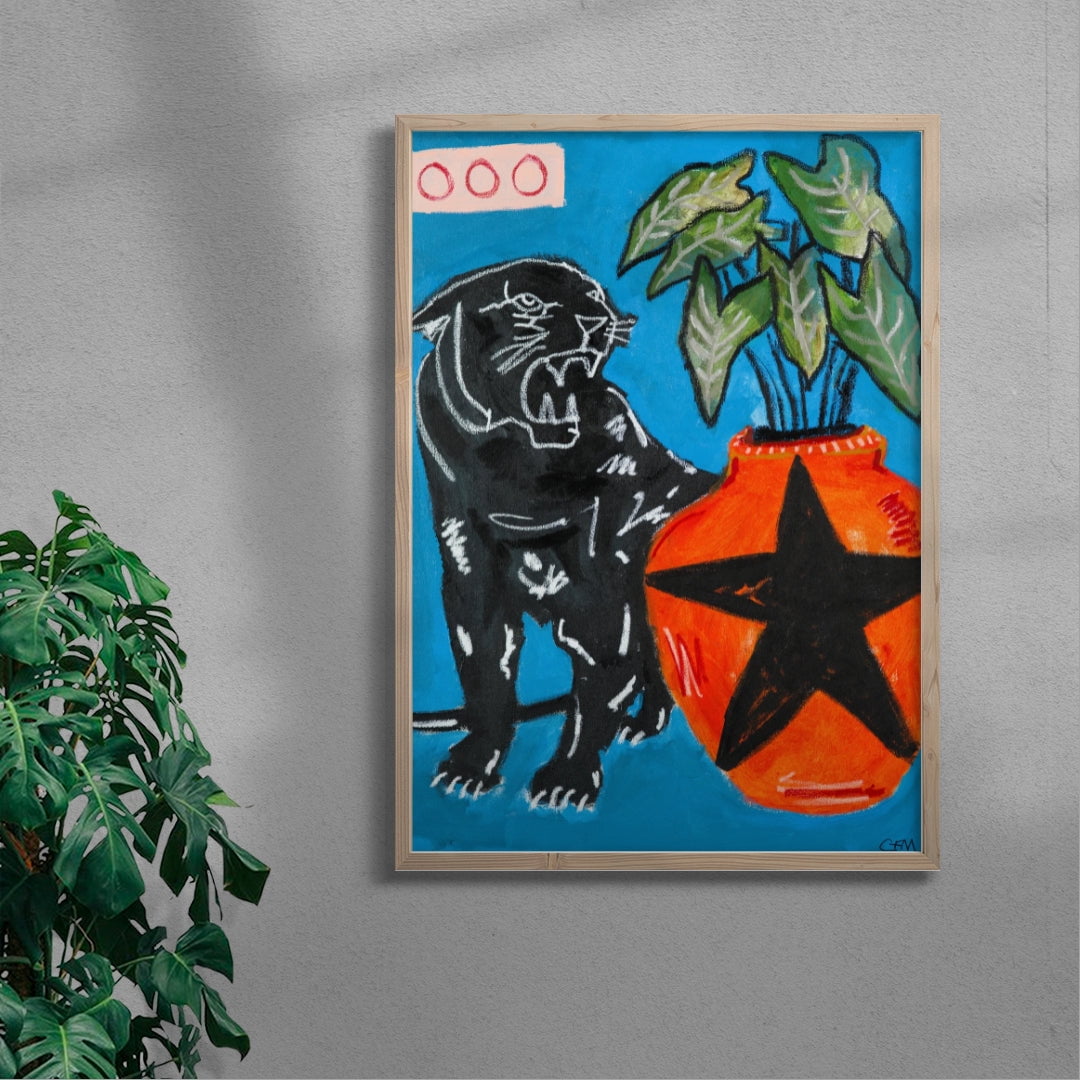 Staying Grounded contemporary wall art print by Caitlin Flood-Molyneux - sold by DROOL