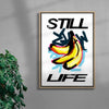 Banana Life contemporary wall art print by 3WillyT - sold by DROOL
