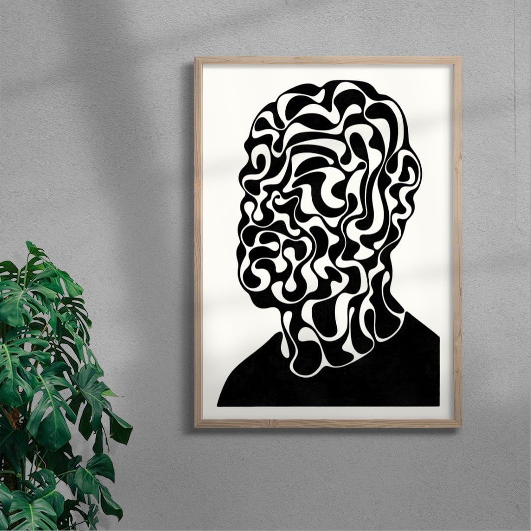 Timespender contemporary wall art print by Henrik Delehag - sold by DROOL