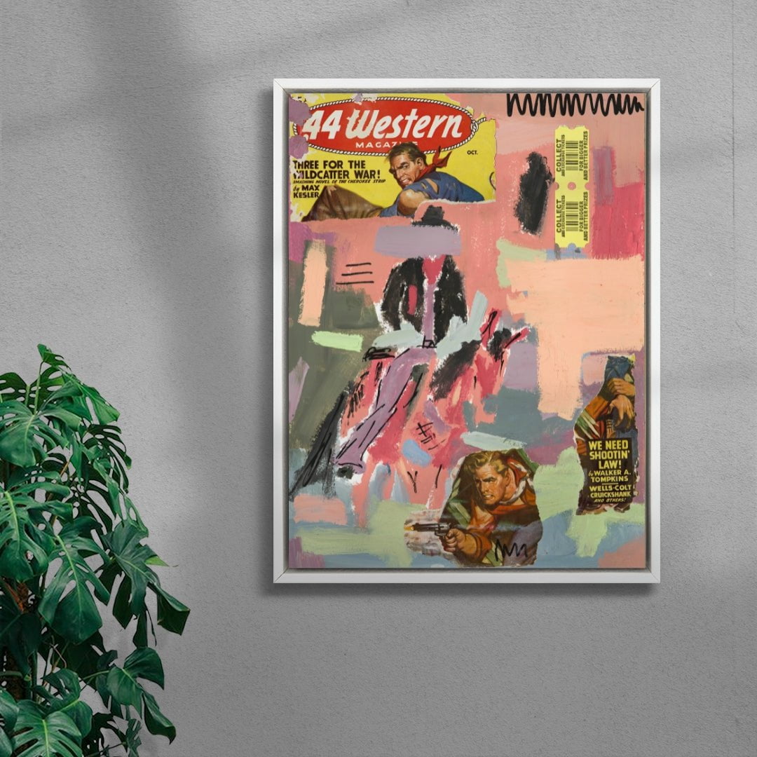 Alternate contemporary wall art print by Caitlin Flood-Molyneux - sold by DROOL