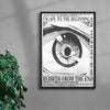 Escape To The Beginning contemporary wall art print by Todd Pham - sold by DROOL