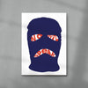 Speak no evil contemporary wall art print by Max Blackmore - sold by DROOL