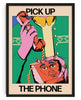 Load image into Gallery viewer, Hot Line Call contemporary wall art print by Azaazelus - sold by DROOL