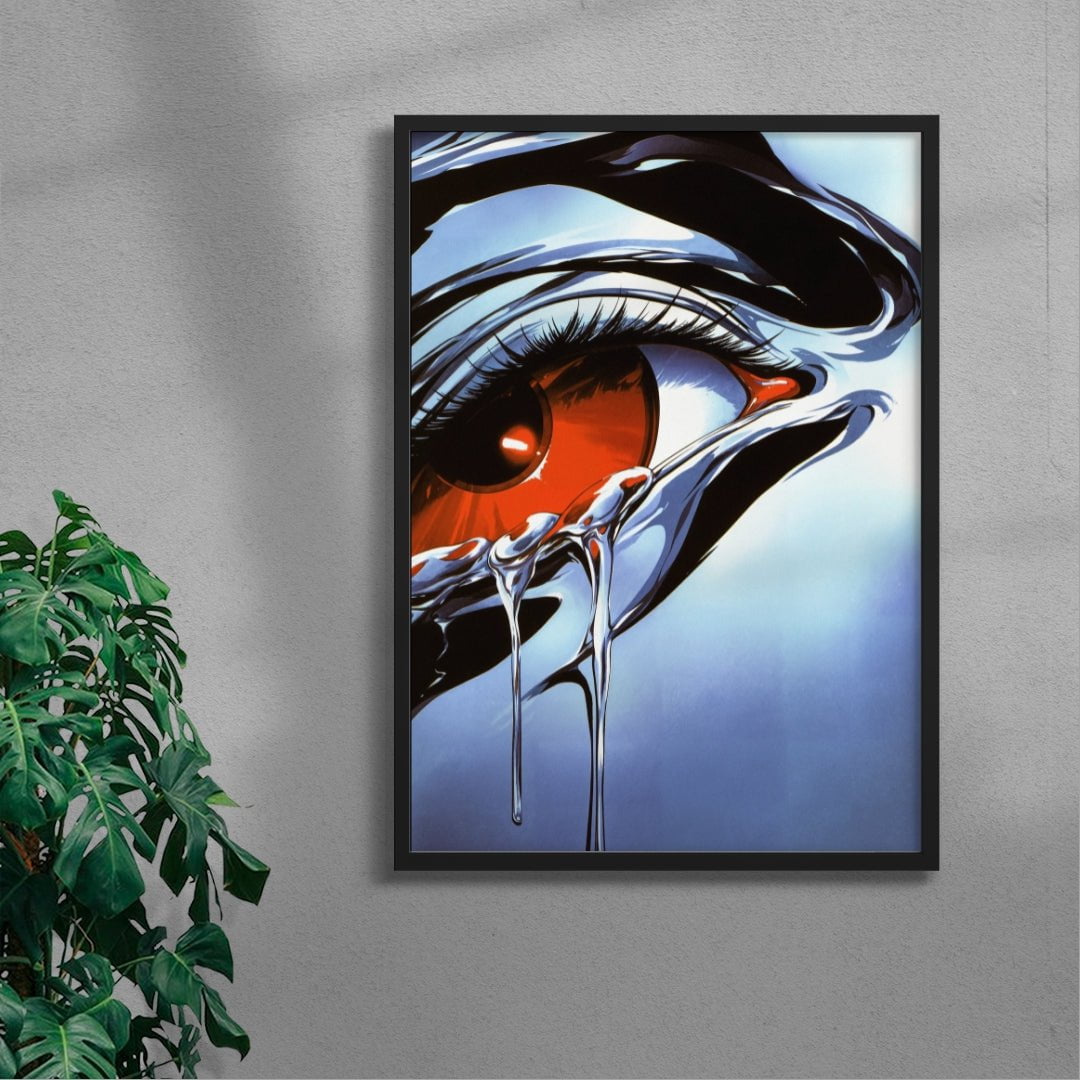 UNMADE GRIEF contemporary wall art print by dolorsilentium - sold by DROOL