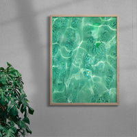 Thumbnail for haze in the water contemporary wall art print by Eve Lee - sold by DROOL