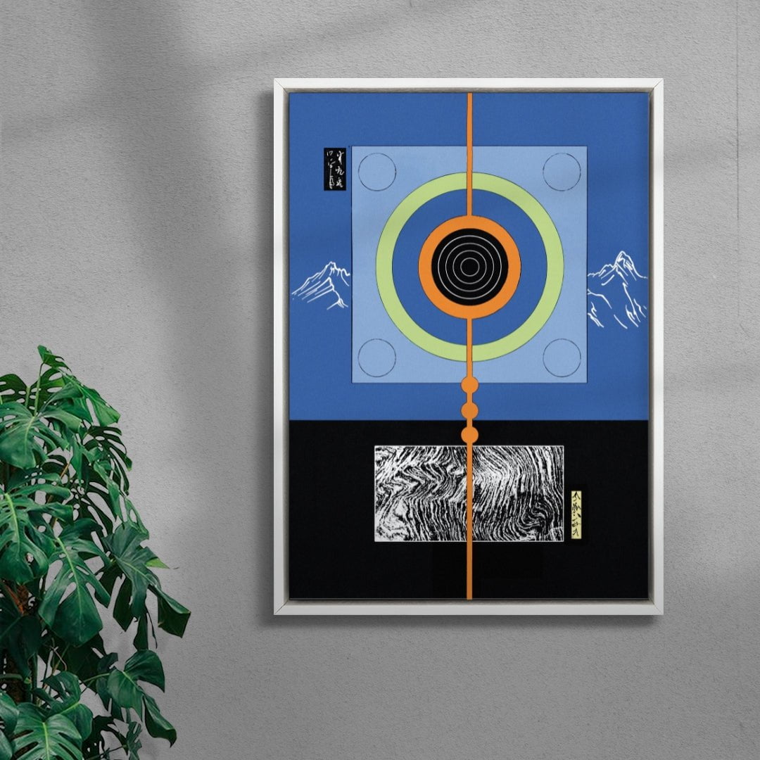 Izu contemporary wall art print by Shinzo Noda - sold by DROOL