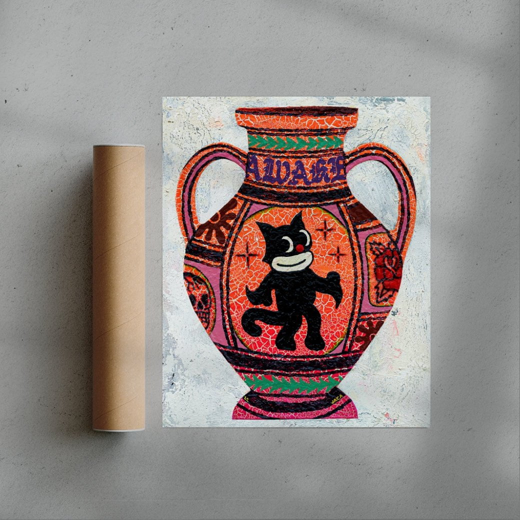 Pot 20 contemporary wall art print by Julien Jaca - sold by DROOL