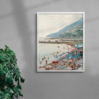 Thumbnail for Mar Di Cobalto contemporary wall art print by Francesco Aglieri Rinella - sold by DROOL