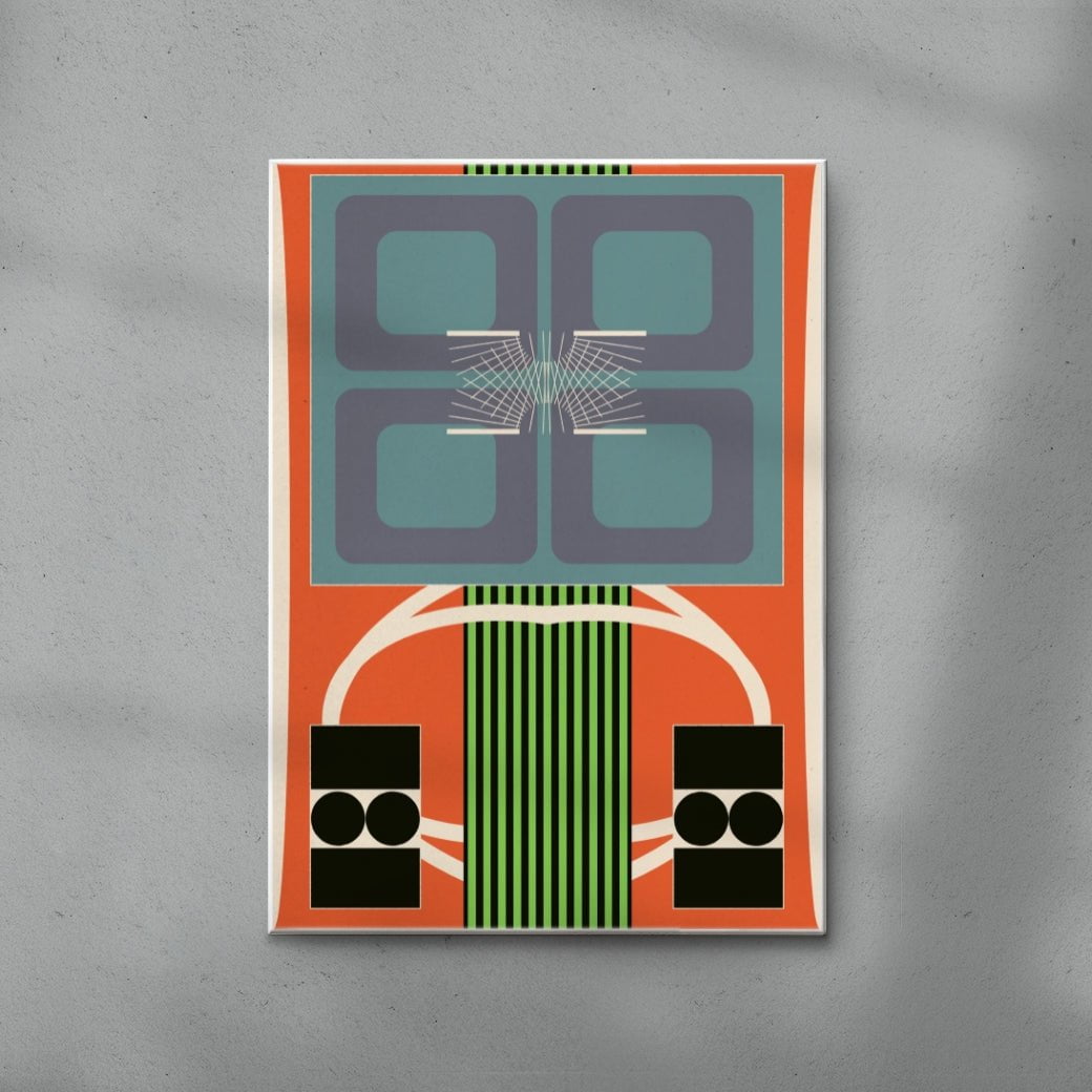 Coexistence contemporary wall art print by Tristan Huschke - sold by DROOL