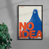 NO IDEA contemporary wall art print by Brad Mead - sold by DROOL