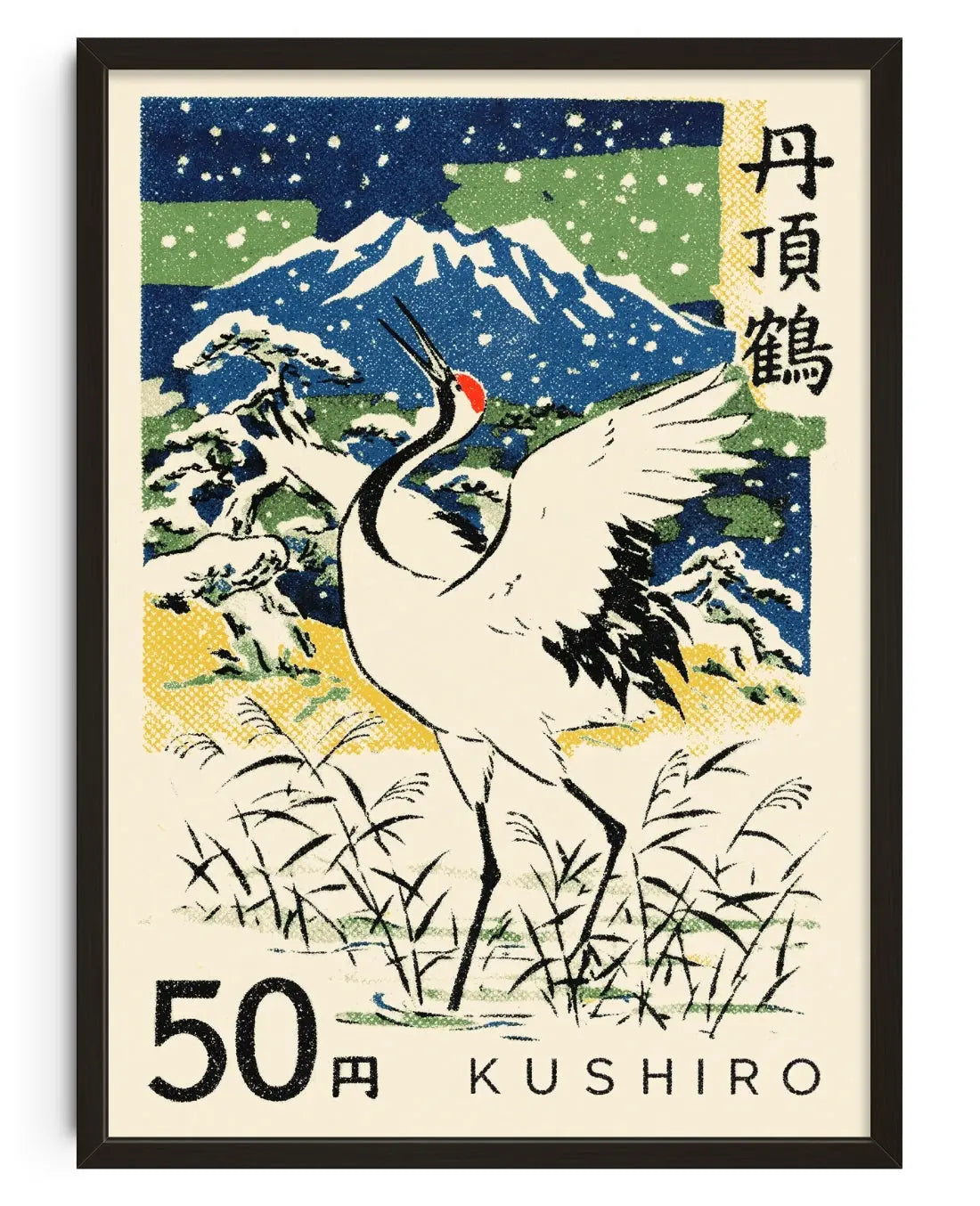FLIGHT OVER FUJI contemporary art print by Todd Pham - sold by DROOL