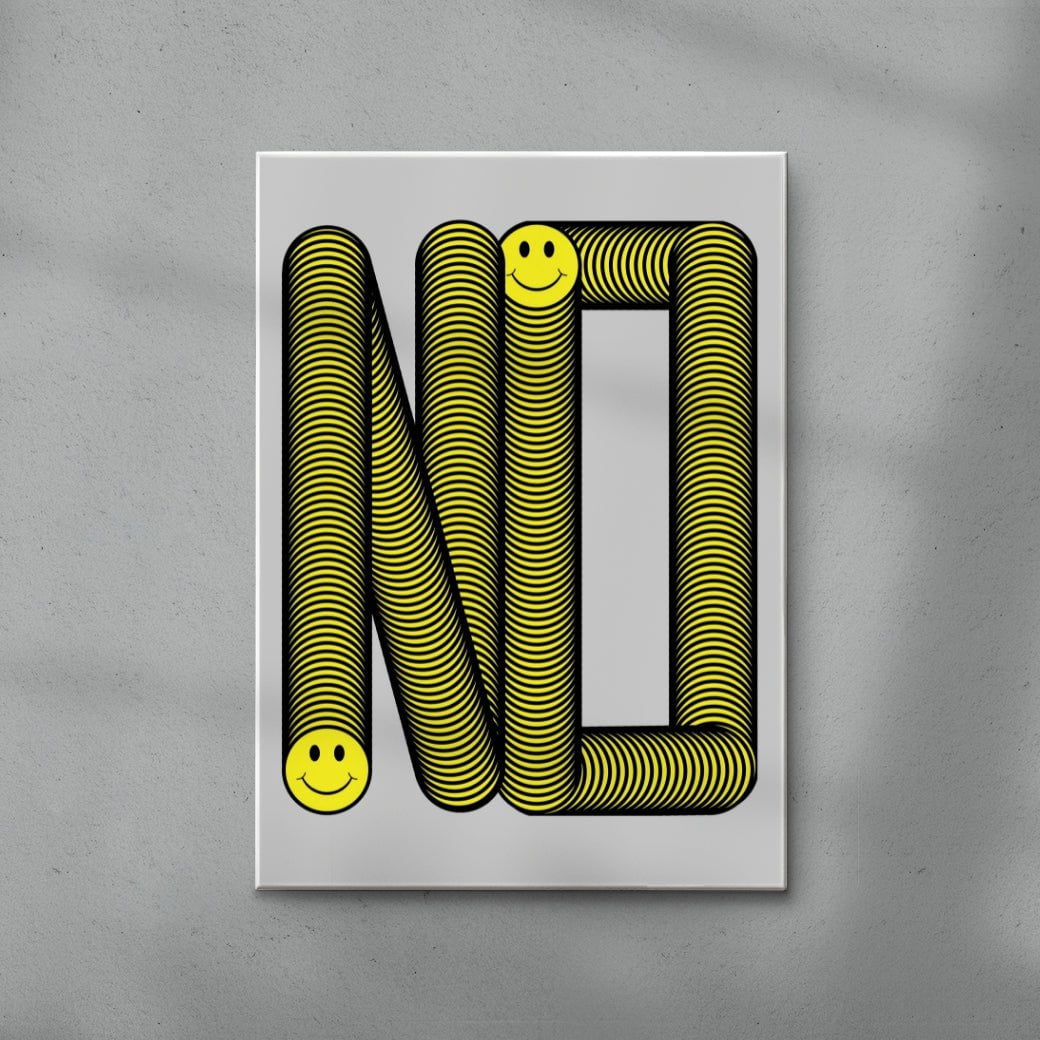 YES contemporary wall art print by Ignorance1 - sold by DROOL