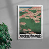 Yoshino Mountain contemporary wall art print by George Kempster - sold by DROOL