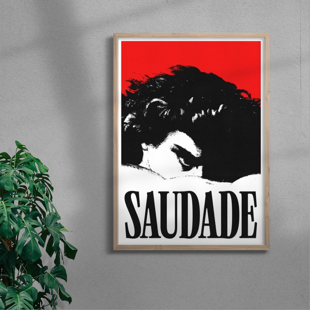 Saudade contemporary wall art print by Utsav Verma - sold by DROOL