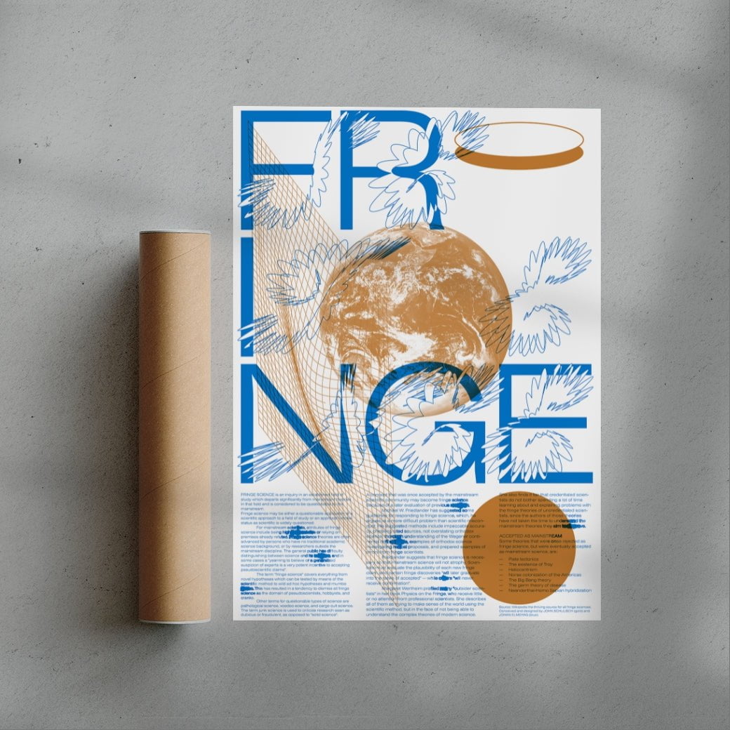 Fringe contemporary wall art print by Studio Trikken - sold by DROOL