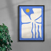 Skeleton Bloom contemporary wall art print by Kim Van Vuuren - sold by DROOL