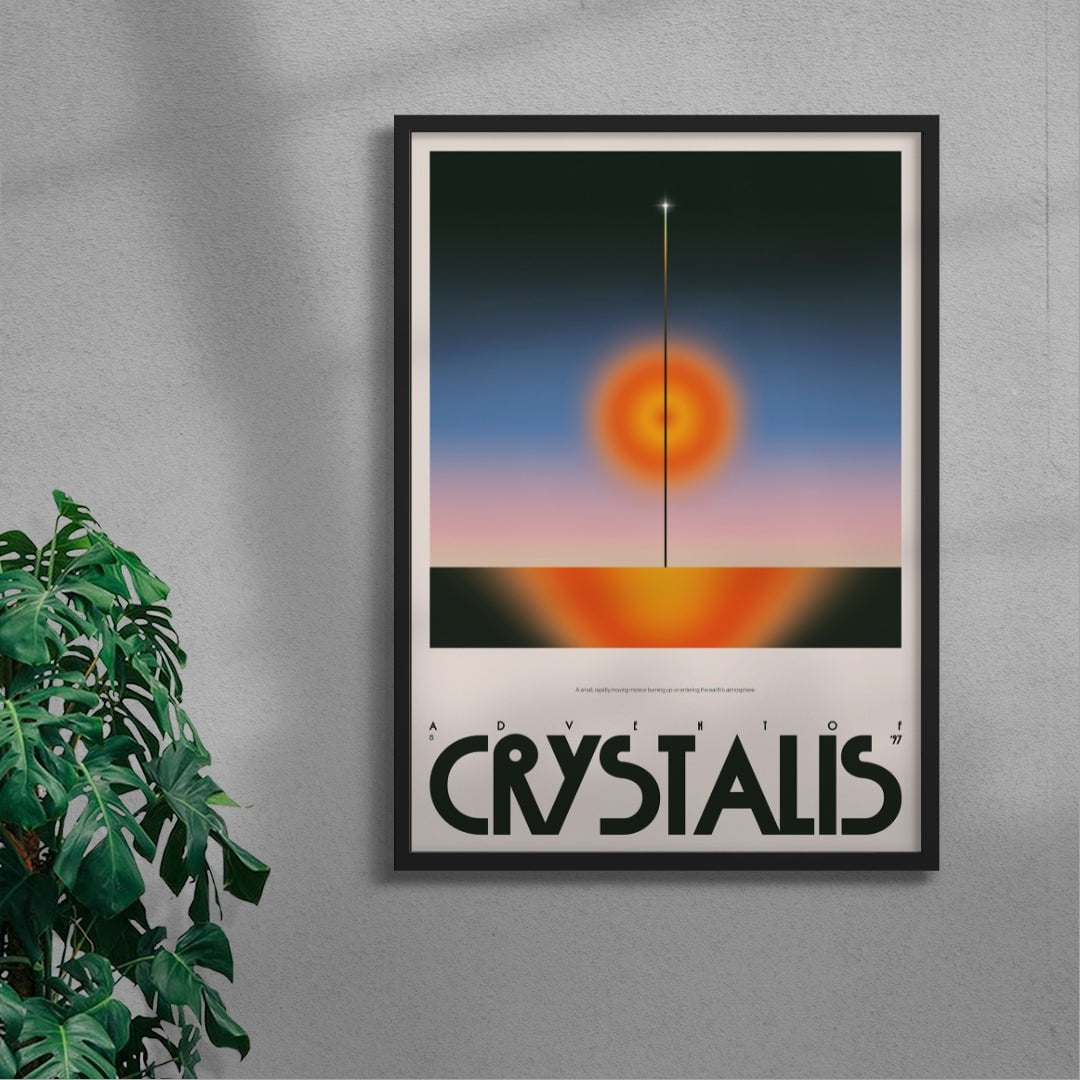 Crystalis 1997 contemporary wall art print by Sandro Rybak - sold by DROOL